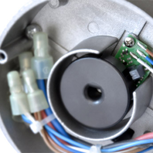 Encoder ottico per barriera automatica ad alta definizione applicato sull’albero del motore