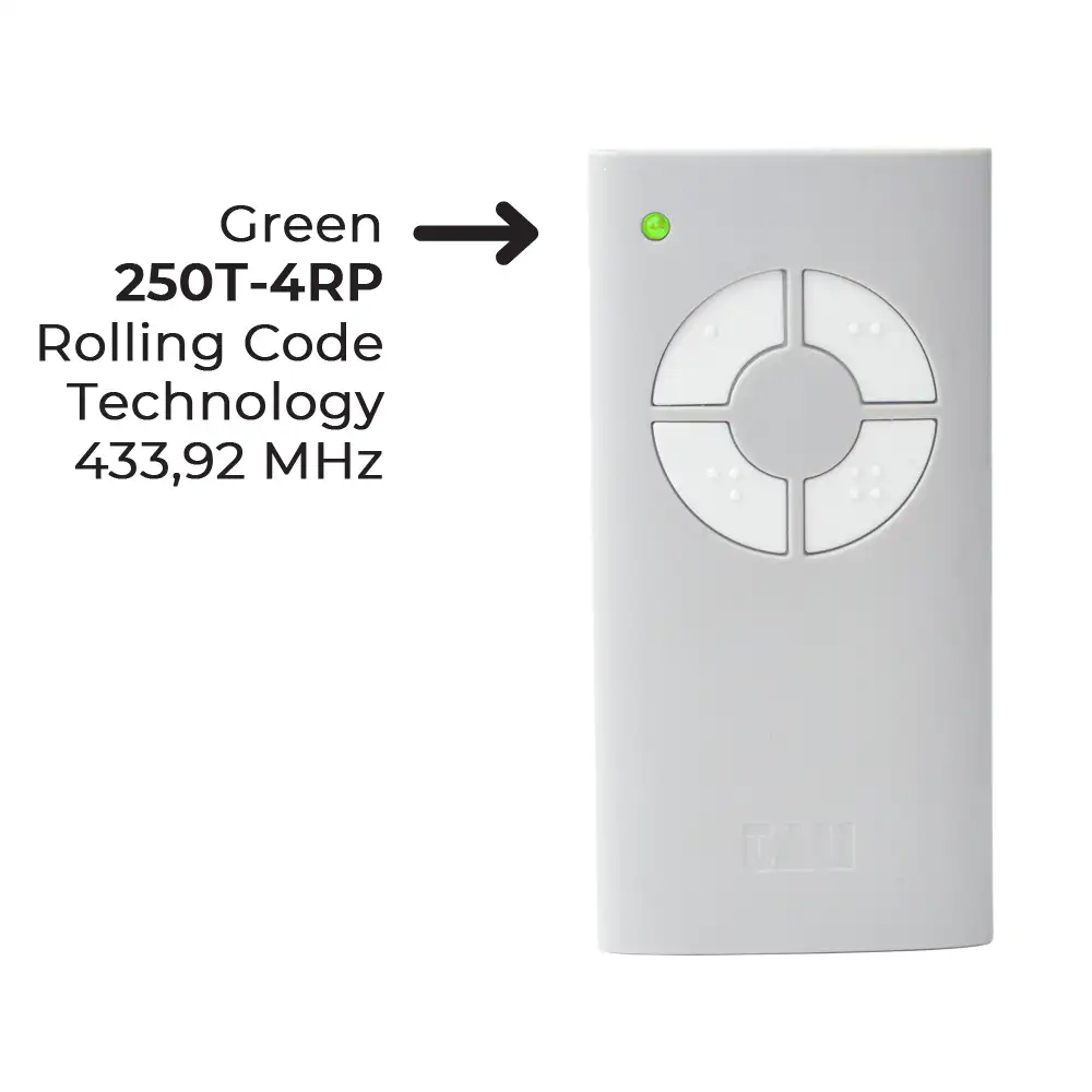 Con Tecnología Rolling Code, Dip Switch, Self Learning