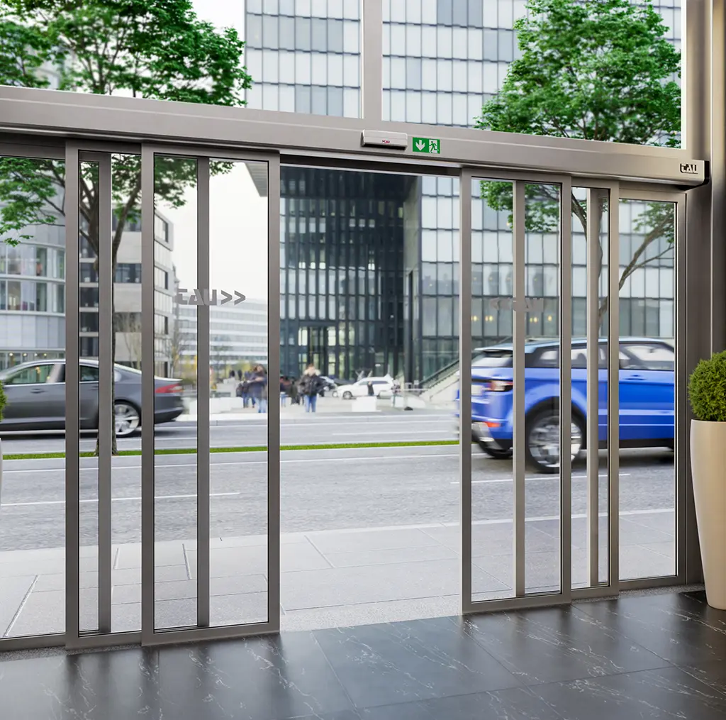 Automatisierung für Teleskopschiebetüren 1 + 1 bewegliche Türen