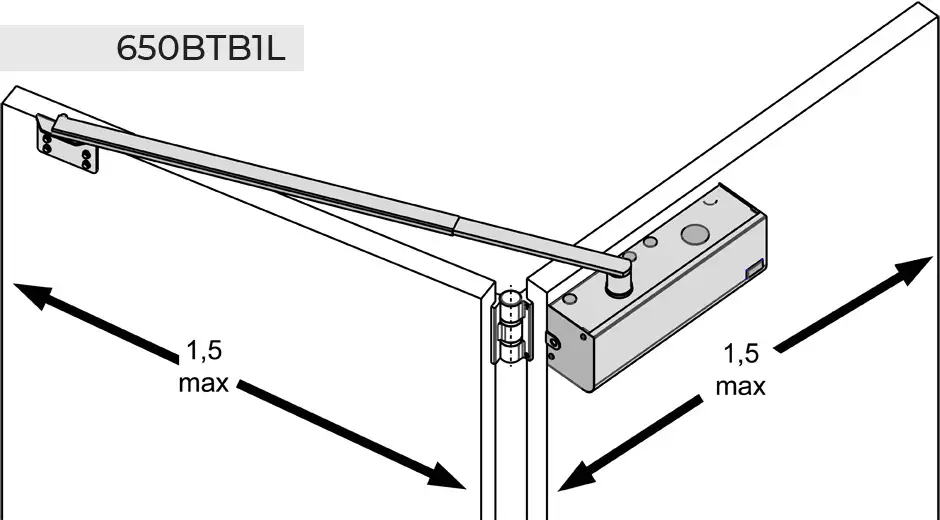 24 Volt. Automatisme pour portes à
battantes et portes pliantes.Ouverture
en 11 sec.