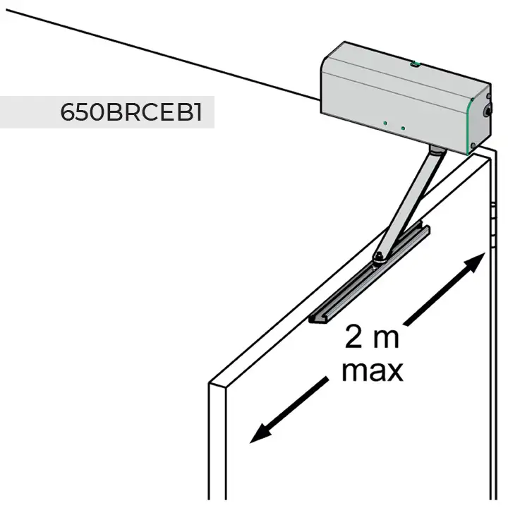 24 Volt. Automação para portões de batente e dobráveis.
Abertura 11 sec.