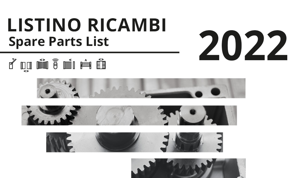 LISTINO RICAMBI / spare parts list 2022