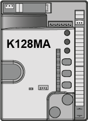 K128MA control panel