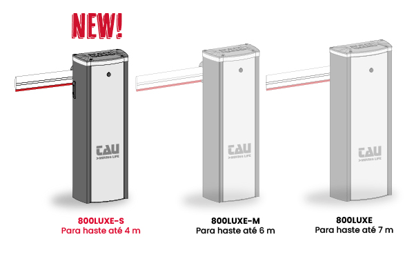 LUXE-S. La barrera automática TAU para barras de hasta 4 m