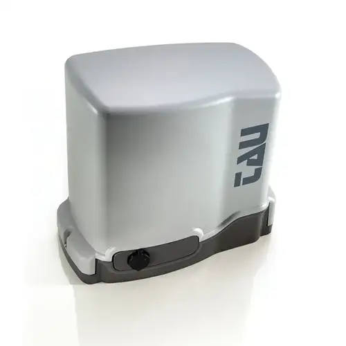 18 Volt. Automatismo para puertas correderas de hasta 1000 Kg, con finales de carrera electromecánicos. Velocidad 14 m/min