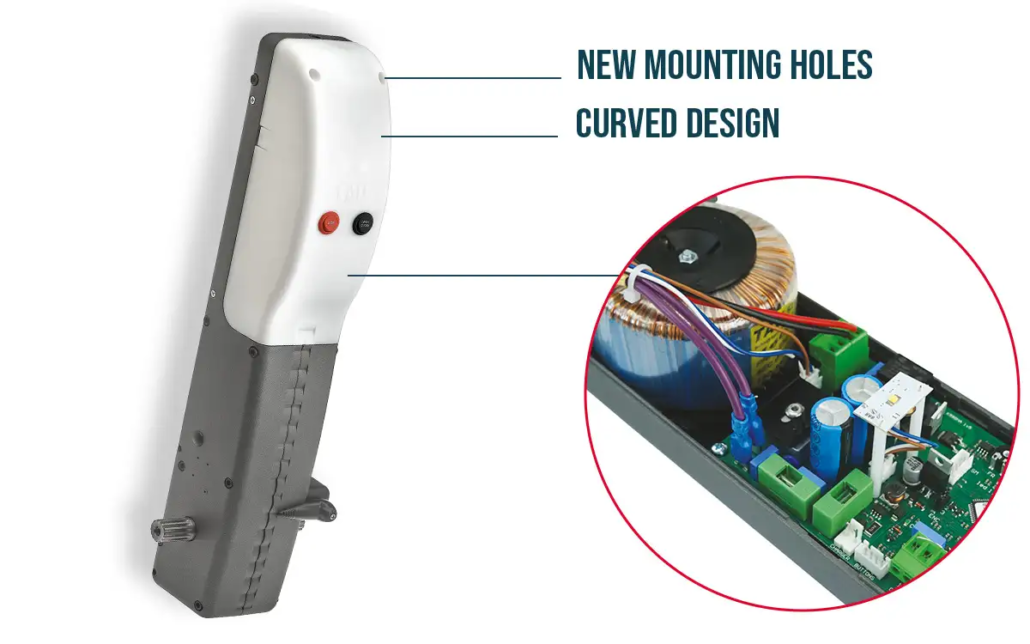 SPIN Series Restyling: new mounting holes and curved design